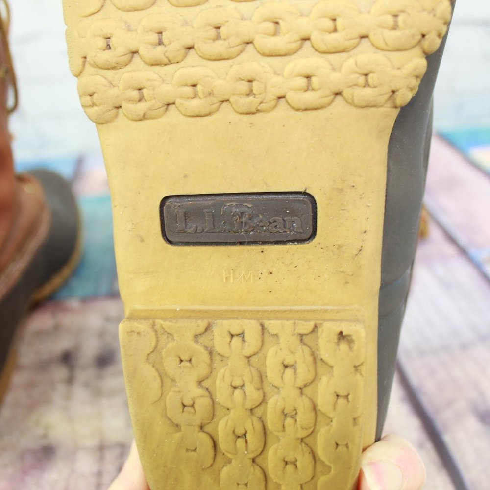 LL BEAN Uninsulated Ankle Duck Bean Boot size 10 - Picture 9 of 11
